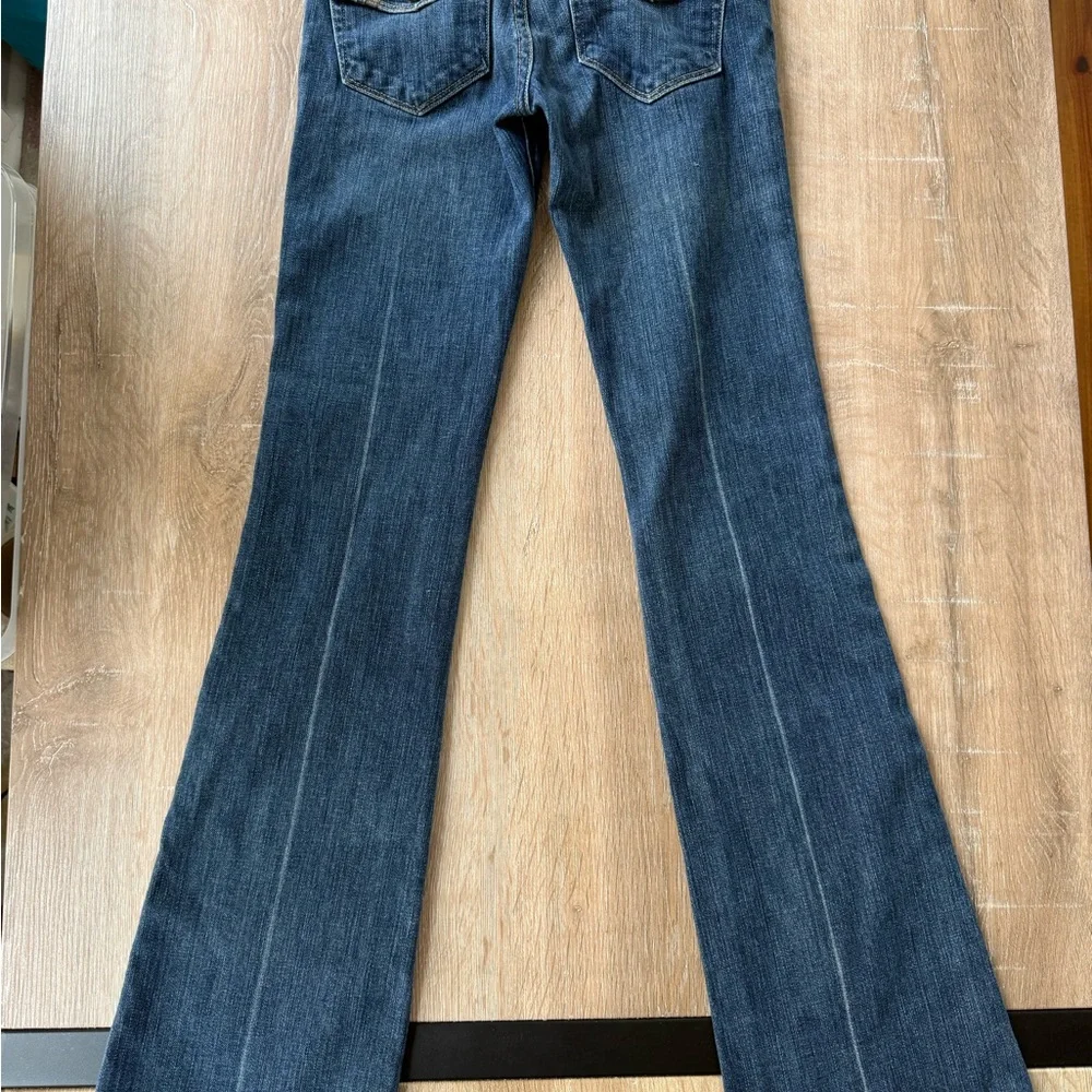 PAIGE Vintage Fairfax Blue Washed Flare‎ Jeans sz 25- Y2K